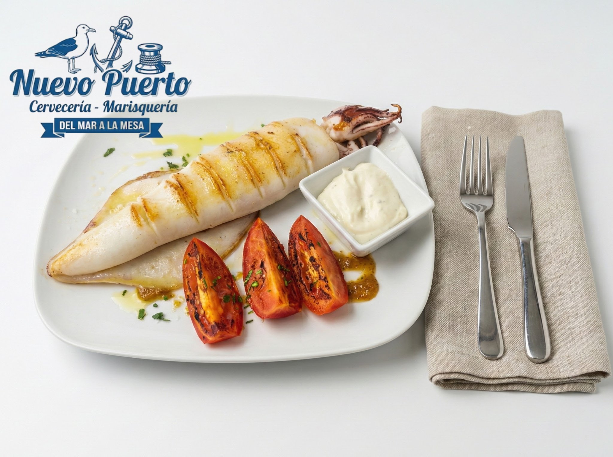 Calamar a la plancha