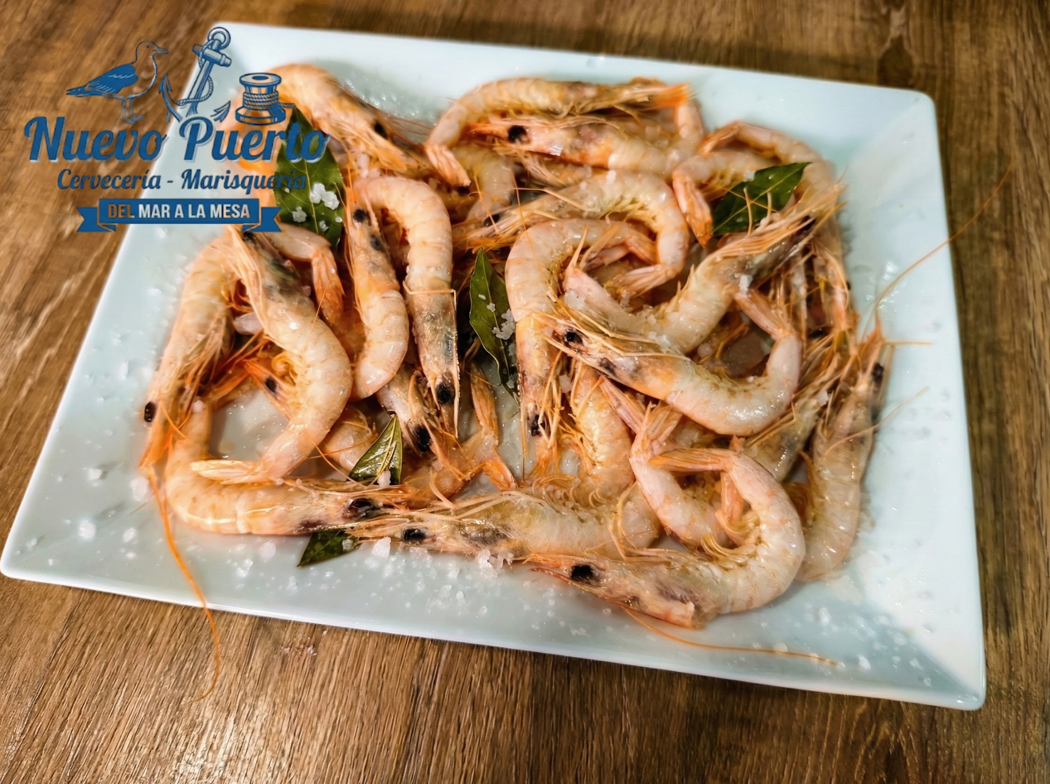 Gamba Blanca de Huelva XXL Marisquería Nuevo Puerto