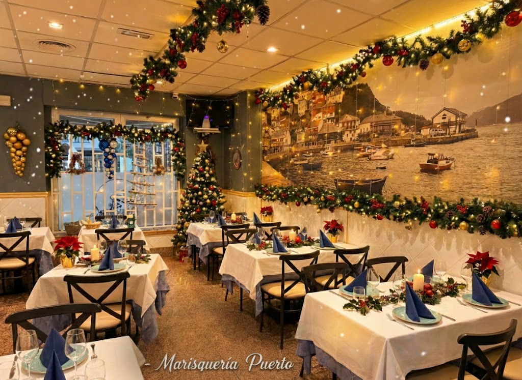 Interior Marisquería Nuevo Puerto Madrid