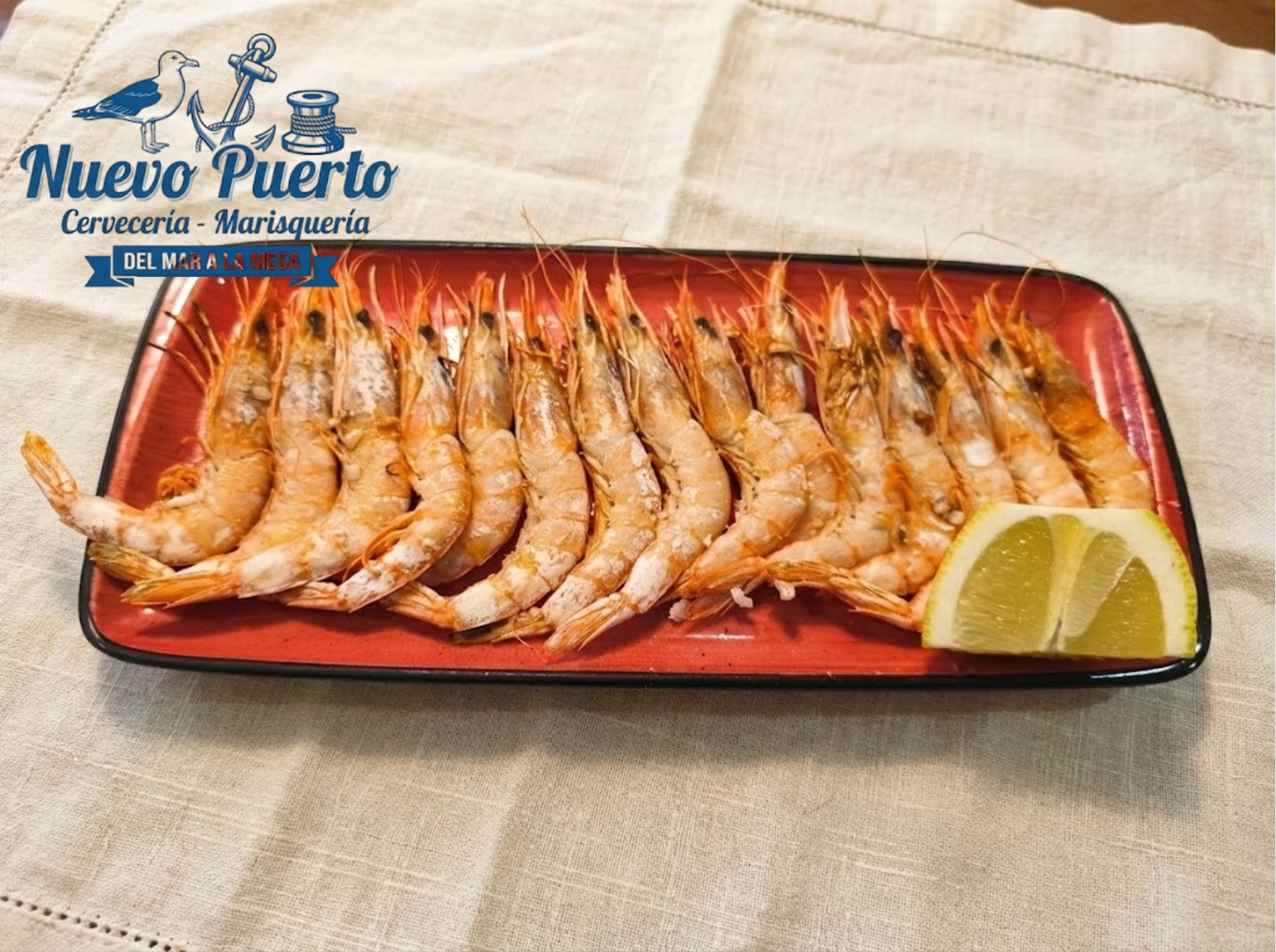 Gambas a la plancha